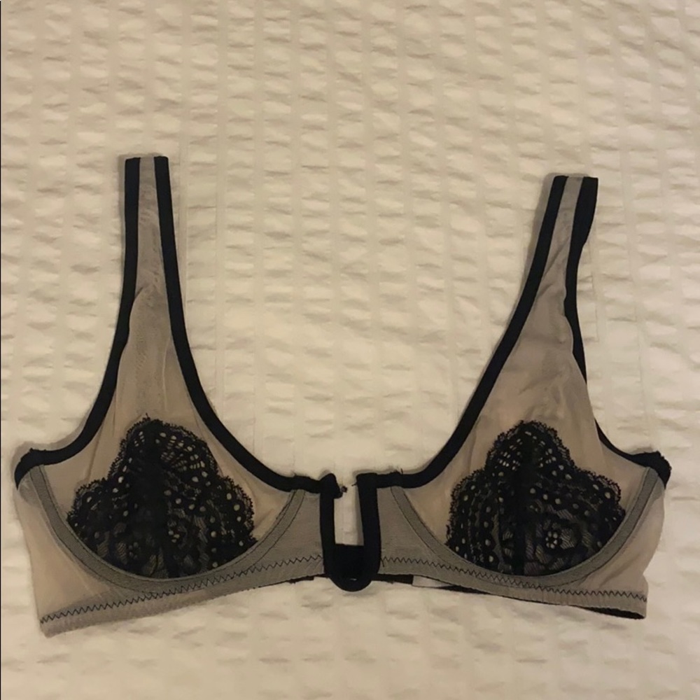Out From Under Underwire Sheer Bralette Small